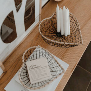 Drahtkörbe "Herz" (2er-Set) – Bild 2