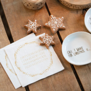 Weihnachts Schälchen "All I want for Christmas is ..." – Bild 2