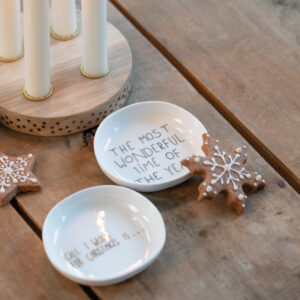 Weihnachts Schälchen "The most wonderful time" – Bild 3