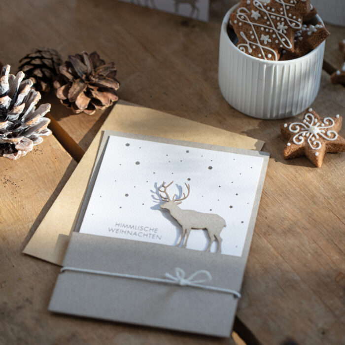 Winterkarte "Himmlische Weihnachten" – Bild 1