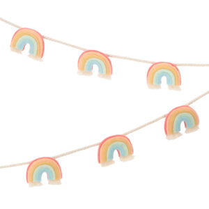 Filz-Regenbogen-Girlande von Meri Meri – Bild 2