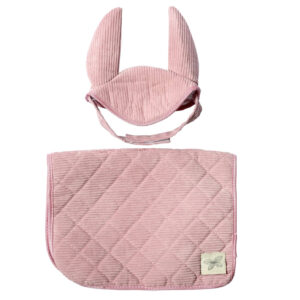 Satteldecke & Haube für die Hobby Horses (rosa) – Bild 2