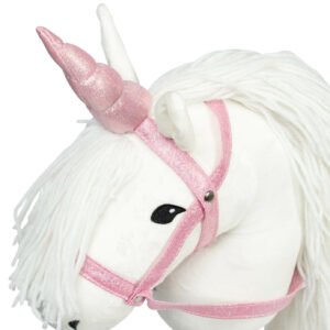 Einhorn Zaumzeug für die Hobby Horses (pink) – Bild 2