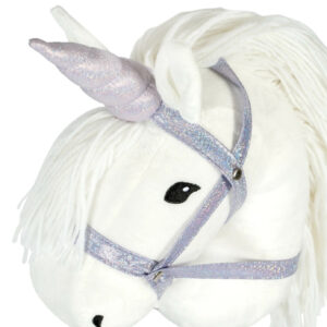 Einhorn Zaumzeug für die Hobby Horses (violett) – Bild 2