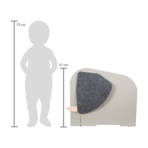 Spielzeugbox mit Sitz und Rollen "Wildlife" – Bild 2