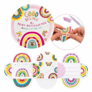 Mini Briefbotschaften mit Stickern "Good Feelings" – Bild 2