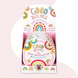 Mini Briefbotschaften mit Stickern "Good Feelings" – Bild 3