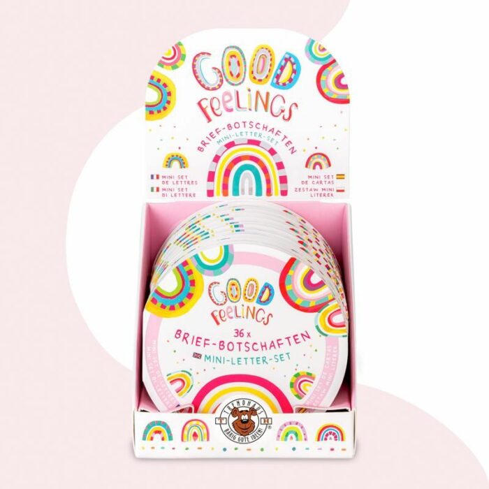 Mini Briefbotschaften mit Stickern "Good Feelings" – Bild 3