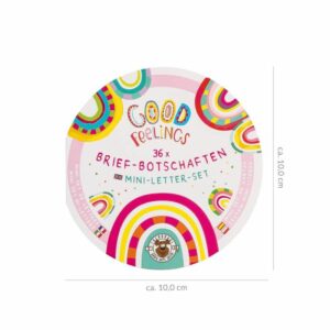 Mini Briefbotschaften mit Stickern "Good Feelings" – Bild 4