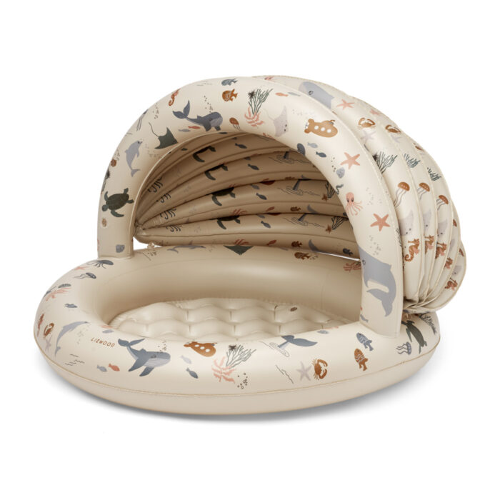 Kleiner Pool mit Überdachung "Hadley Printed" (Sea Creature / Sandy) – Bild 2