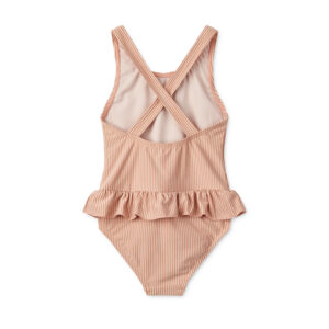 Badeanzug "Amara Stripe" (Y/D stripe Tuscany Rose / Sandy) – Bild 3