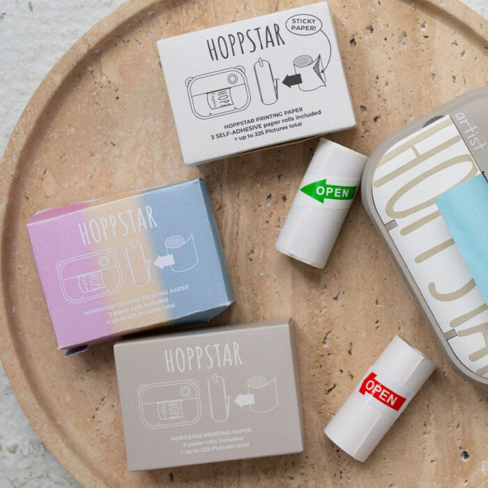 Pastel-Papierrollen für Kinderkamera "Artist" von Hoppstar (3er-Pack) – Bild 3