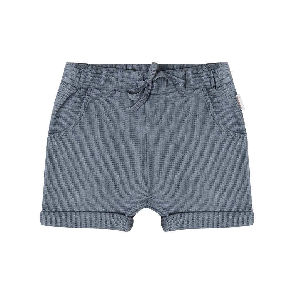 Shorts aus Waffle Pique blue_24109_blu_Produktfoto Shorts aus Waffle Piqué (blau) – Bild 4