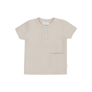 T-Shirt aus Musselin (cappuccino) – Bild 4