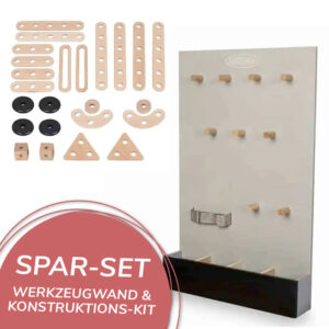 Handwerker Spar-Set von MaMaMeMo (Werkzeugwand & Konstruktions Kit)