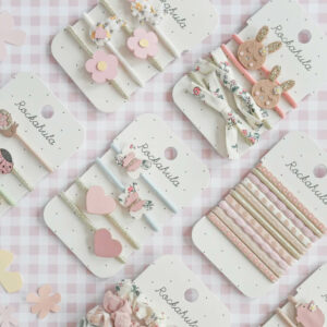 Elastische Haargummis "Ditsy Bunny" – Bild 2