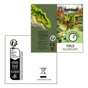 Taschenlampe "Dino World" mit Timer – Bild 5