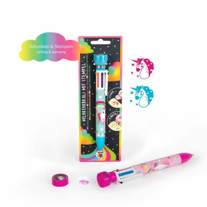 Mehrfarbkuli mit Stempel "Dreamland" – Bild 1