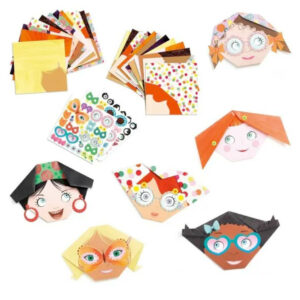 Origami-Set "Lustige Gesichter" – Bild 2