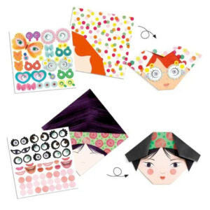 Origami-Set "Lustige Gesichter" – Bild 5
