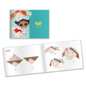 Origami-Set "Lustige Gesichter" – Bild 3