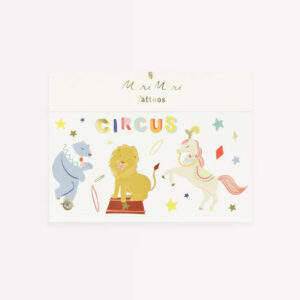 Tattoos "Zirkus" (groß) von Meri Meri – Bild 2