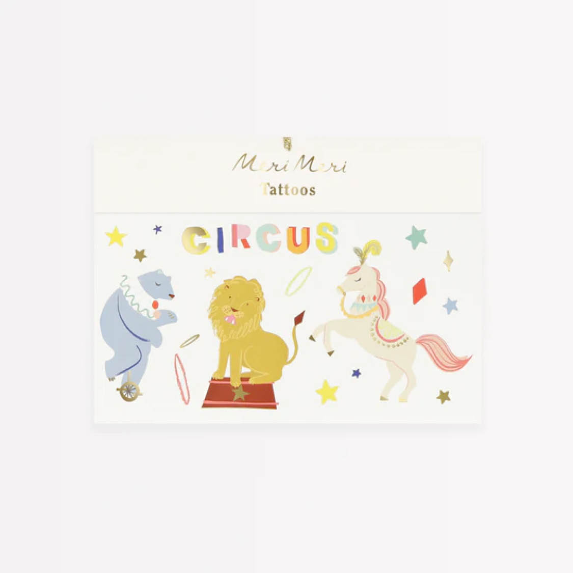 merimeri_februar_202410 Tattoos "Zirkus" (groß) von Meri Meri – Bild 2