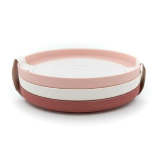 Kinder-Teller-Set (rosa)
