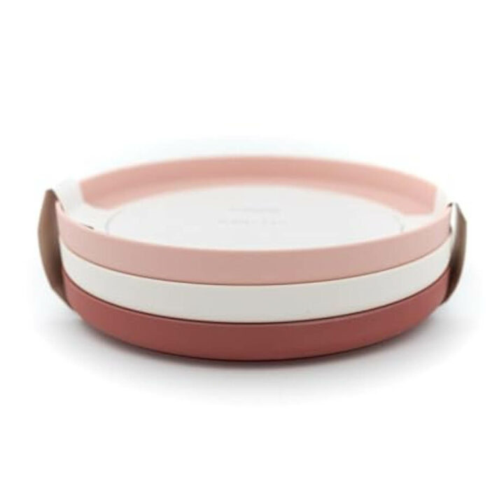 Kinder-Teller-Set (rosa) – Bild 1