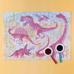 Puzzle "Entdecke die Dinos"