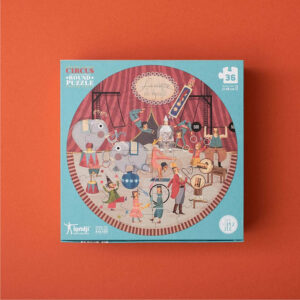 Rundes Puzzle "Zirkus"