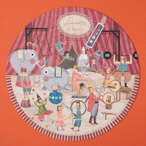 Rundes Puzzle "Zirkus" – Bild 3