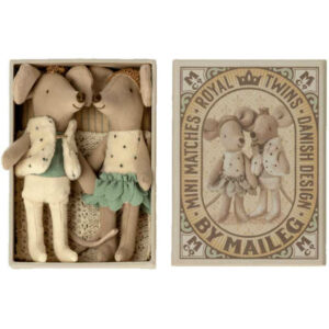 Kuschelmäuse royale Zwillinge in der Schachtel (H 11 cm) – Bild 3