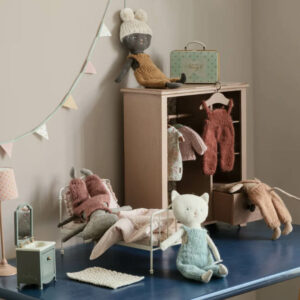 Waschbeckenkommode mit Spiegel, Maus (Dunkles Powder) – Bild 4