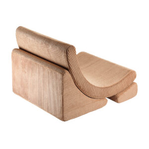Moon Chair aus Plüsch-Teddy-Stoff – Bild 3