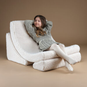Moon Chair aus Plüsch-Teddy-Stoff – Bild 21