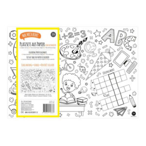 Platzsets "Schulanfang" zum Ausmalen – Bild 2