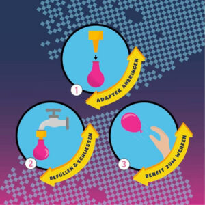 Wasserbomben 100er-Set "Take Action" – Bild 3