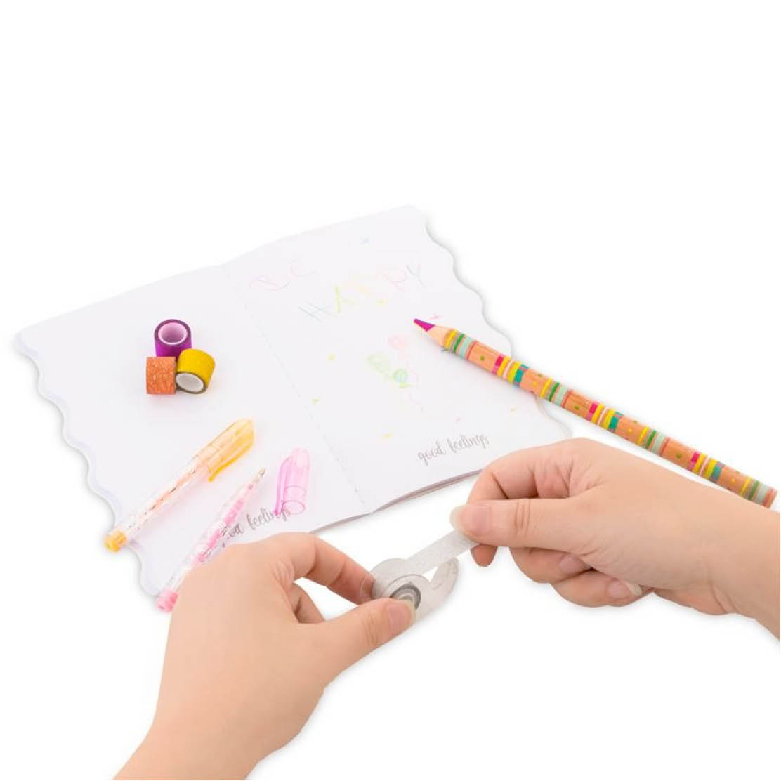 trendhaus_april_24_action_unicorn_dreamland7 Regenbogen Glitzer-Tapes inklusive Abroller "Good Feelings" – Bild 3