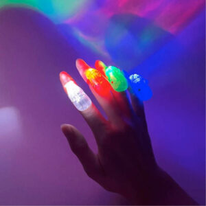 Fingerlichter "Lazerbot" (4er-Set) – Bild 3