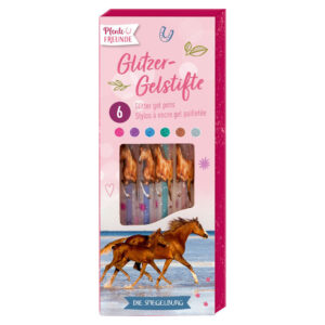 Glitzer Gelstifte "Pferdefreunde"