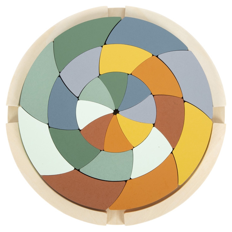 12457_small_foot_Farbenpuzzle_Safari_Farben_unsortiert Farben Puzzle "Safari" nach Montessori – Bild 1