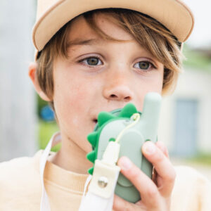 Walkie Talkie Set "Dino (pink & grün)" – Bild 4