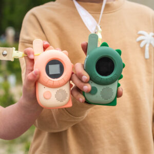 Walkie Talkie Set "Dino (pink & grün)"