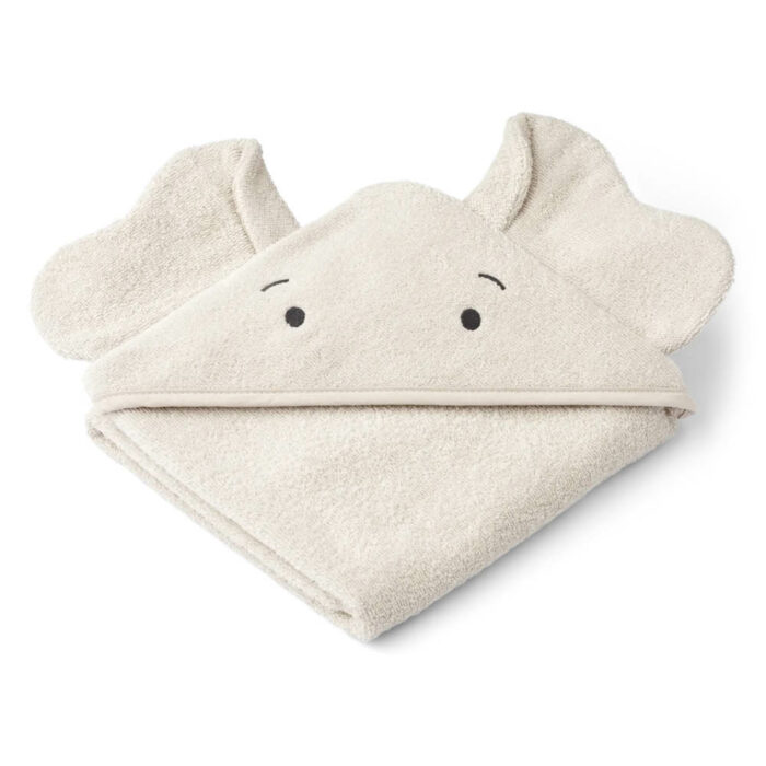 Handtuch mit Kapuze "Albert Elephant" (Sandy) – Bild 1