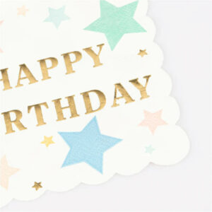 "Happy Birthday"-Servietten (klein) von Meri Meri