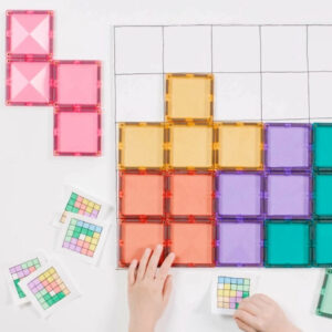 Magnetbausteine "Pastel Square Pack" (40 Teile) – Bild 3