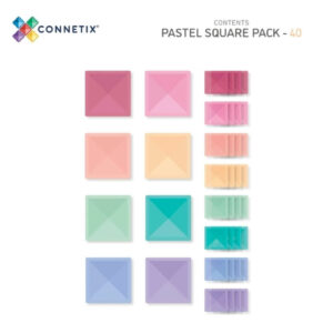 Magnetbausteine "Pastel Square Pack" (40 Teile) – Bild 5