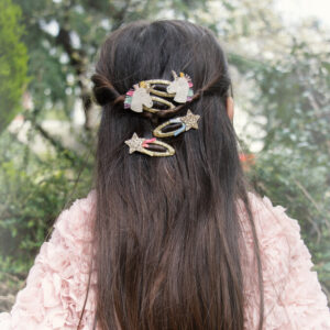 "Rainbow Unicorn" Haarspangen – Bild 3