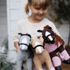 Mini-Pferd Daisy (beige) – Bild 2